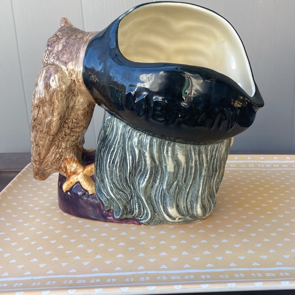 Royal Doulton Large Character Toby Jug Merlin D6529 Made in England 1959 20 oz. - Picture 4 of 8